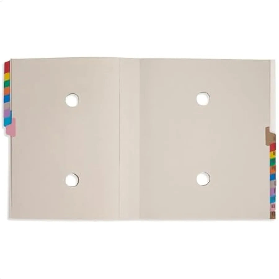 Blue Summit® Expanding Desk File – Letter Size with A-Z 26-Tab Dividers