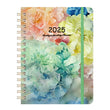 2025 A5 Diary Planner – Spiral-Bound Weekly & Monthly Organizer with Tabs for Office & School 📘