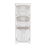 3-Layer Rolling Laundry Hamper Set – Large Capacity Clothes Organizer with Wheels & Sorting Bags
