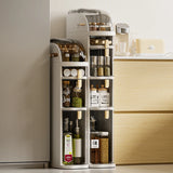 Slim Gap Storage Cabinet – 18 cm Narrow Multi-Layer Plastic Organizer for Bathroom & Kitchen