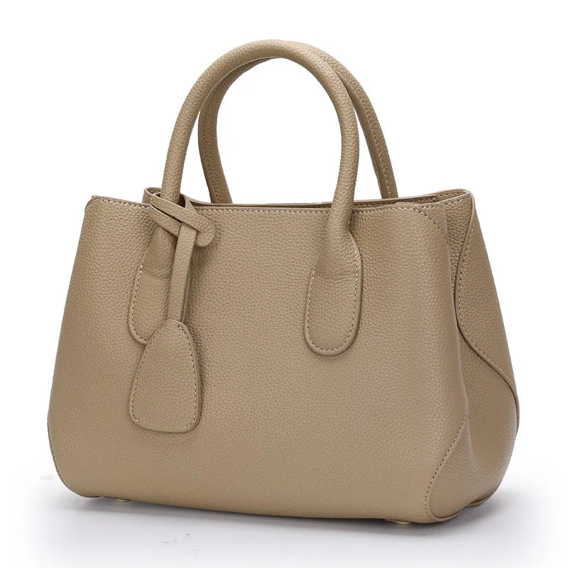 Aidrani First-Layer Cowhide Large Capacity Commuter Messenger & Shoulder Bag for Women (2024 Edition)