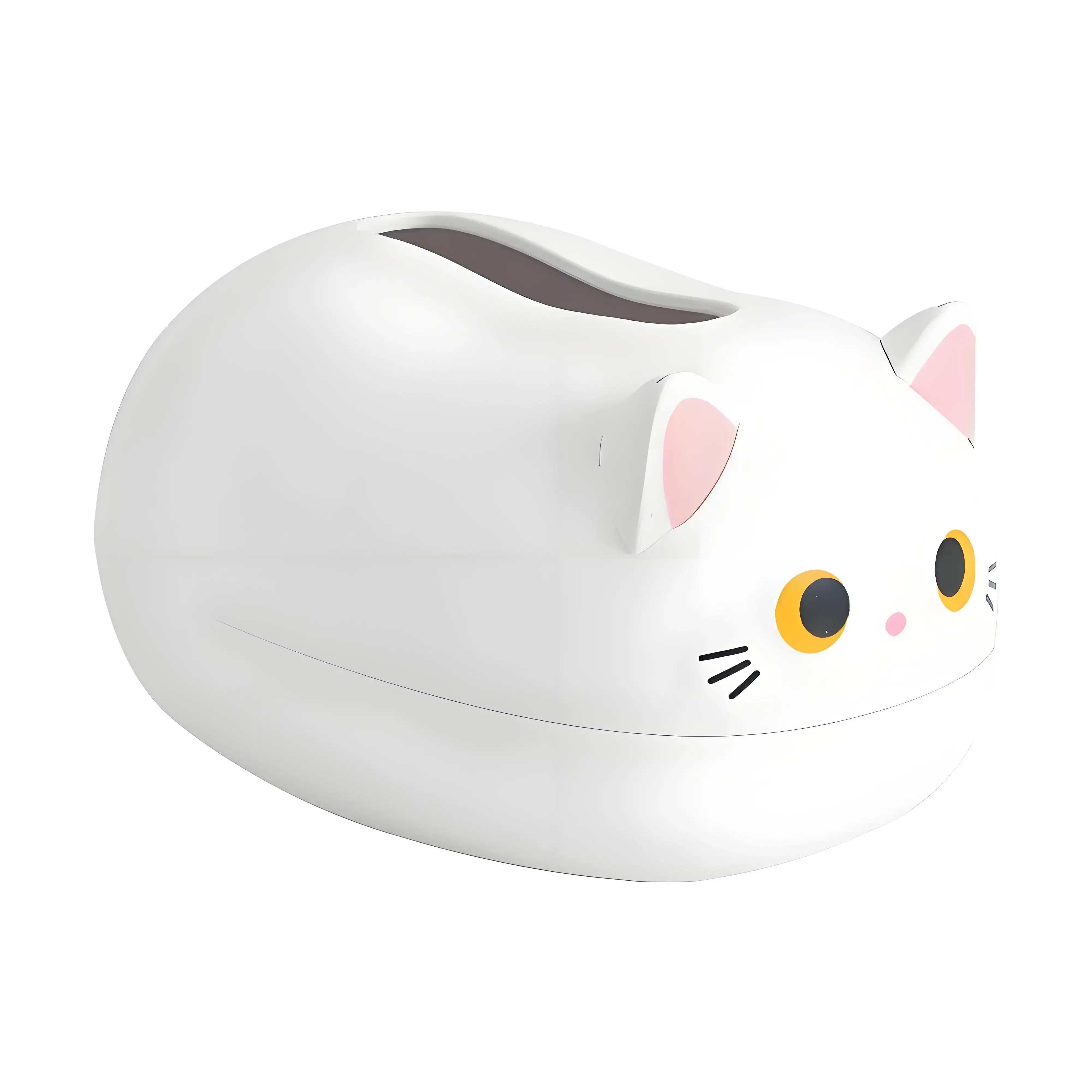 Elegant Cartoon Design Multi-Functional Tissue Box Holder with Toothpick Slot – Living Room / Kitchen / Bathroom