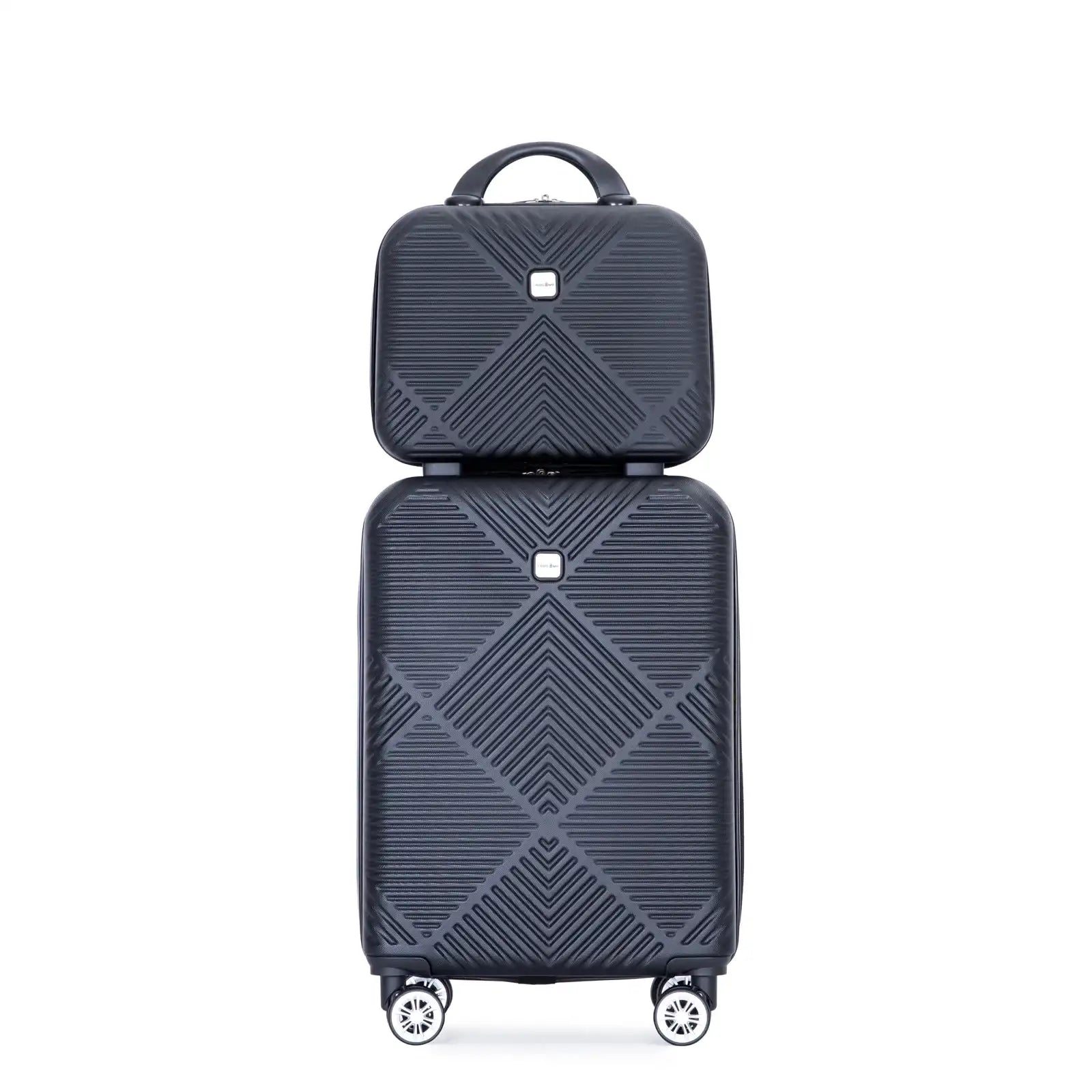 4-Piece Lightweight Travel Luggage Set – Large Capacity Spinner Suitcases with Double Wheels