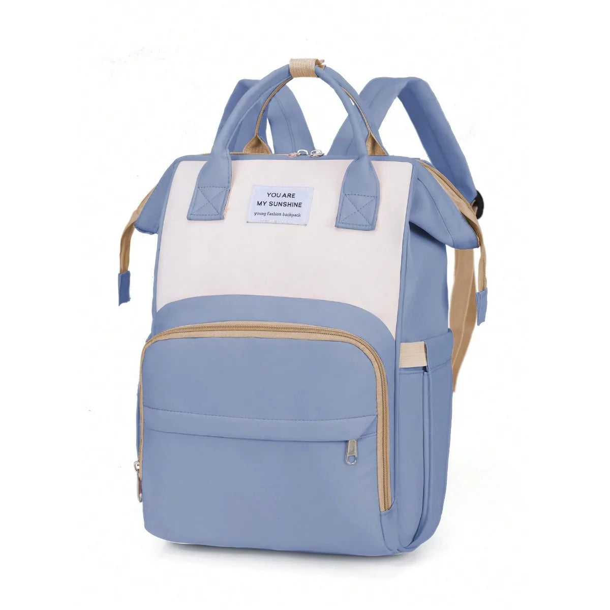 Fashion Diaper Bag Backpack – Waterproof Large Capacity Mommy Bag with Insulated Pockets | Stylish Baby Diaper Backpack for Boys & Girls