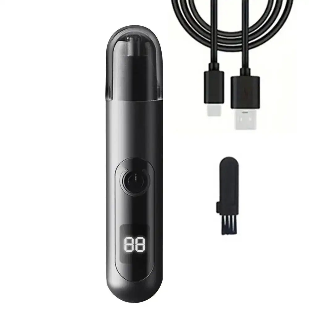 Electric Nose Hair Trimmer – USB Rechargeable Nose, Ear & Eyebrow Clipper with Precision Blades for Men’s Grooming