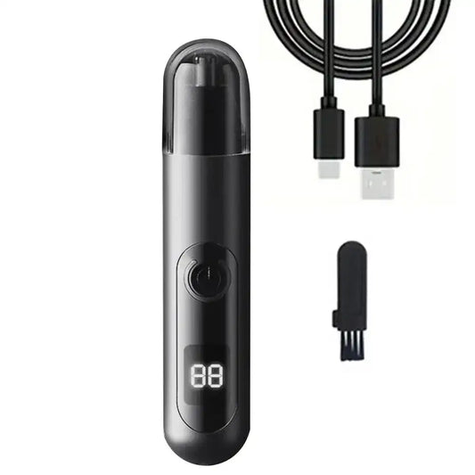 Electric Nose Hair Trimmer – USB Rechargeable Nose, Ear & Eyebrow Clipper with Precision Blades for Men’s Grooming