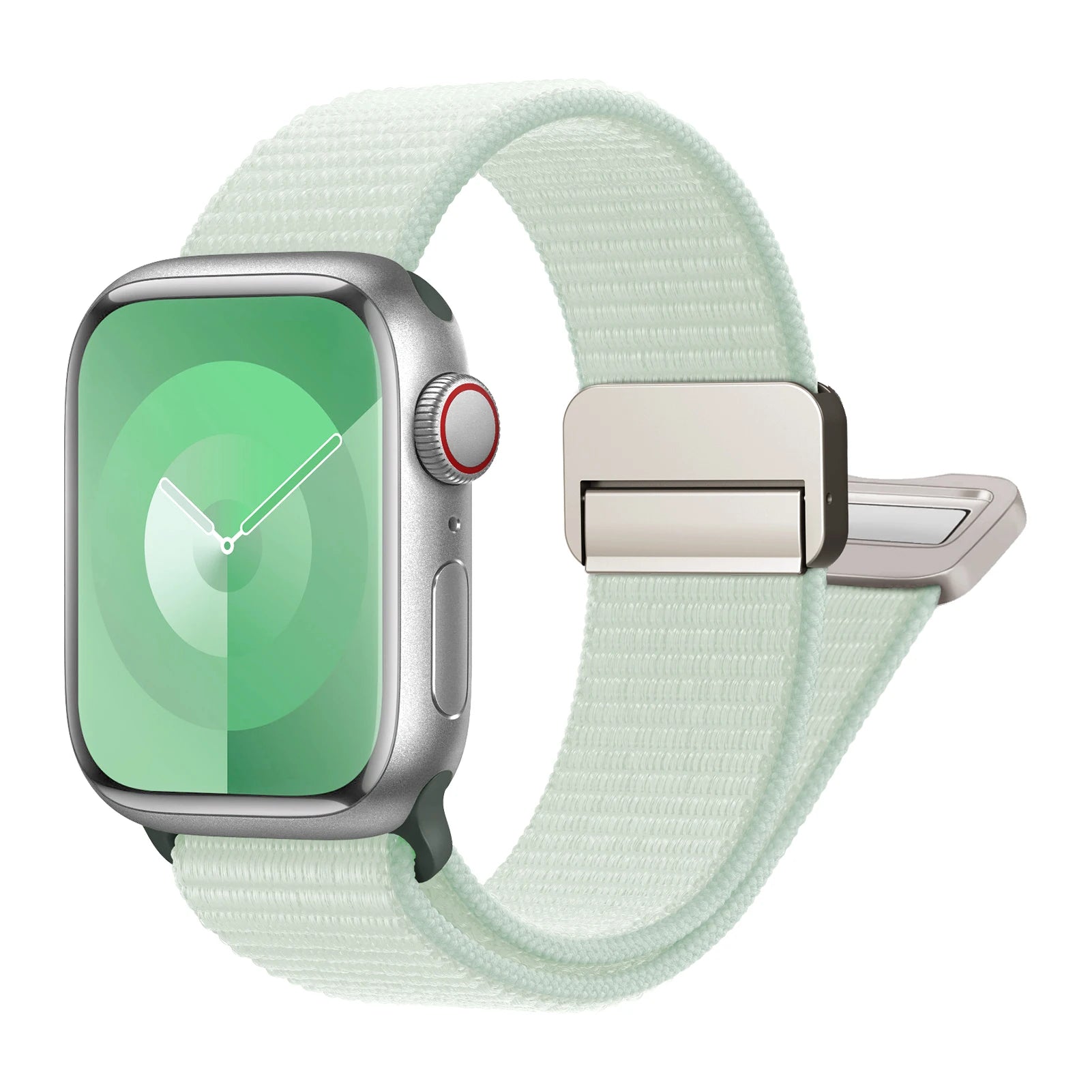 Magnetic Loop Nylon Apple Watch Band – Bracelet Style Strap for Ultra 2, SE & Series 3–9, Compatible with 38/40/41/42/44/45/49mm Models