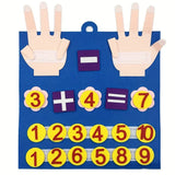 Kids Pencil-Shaped Counting Felt Toy (2-Pack) — Early Math Learning & Number Recognition Activity ✏️🧠
