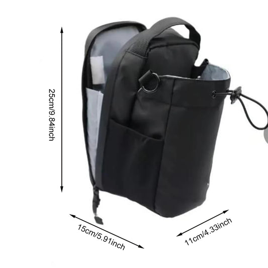 Magnetic Gym Sling Bag – Waterproof Sports Crossbody Shoulder Pack with Phone & Water Bottle Holder for Travel, Fitness & Outdoor Use