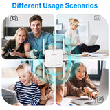 Fenvi WiFi 6 Repeater – 1500Mbps Dual-Band (5GHz/2.4GHz) Extender & Amplifier with Range Booster Router Function