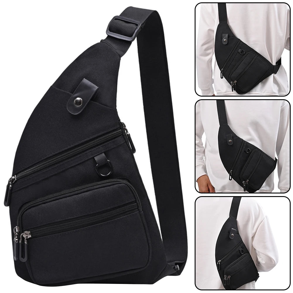 Anti-Theft Waterproof Travel Bag – Large-Capacity Crossbody Sling Shoulder Bag with Adjustable Strap for Outdoor Sports