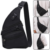Anti-Theft Waterproof Travel Bag – Large-Capacity Crossbody Sling Shoulder Bag with Adjustable Strap for Outdoor Sports