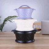3-Piece Large Capacity Insulated Rice Bucket Set (2.2L / 4.2L / 5.2L) – Food Warmer with Handle for Family & Gatherings