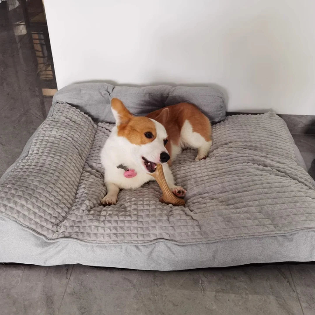 Large Dog Winter Warm Bed – Extra Large Deep Sleep Pet Mat for Small, Medium & Big Breeds