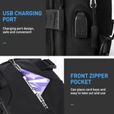 Anti-Theft Sling Crossbody Backpack for Men — Lightweight One-Strap Travel & Motorcycle Daypack