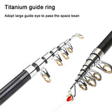 “Portable Folding Telescopic Fishing Rod Set – Stainless Steel Mini Fishing Pole with Reel & Line for Travel”