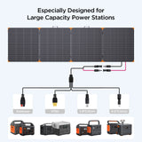 ZOUPW 450W Foldable Solar Panel – 38V Portable N-Type 16BB Solar Charger | High Efficiency, Lightweight Design for Power Station & Generator