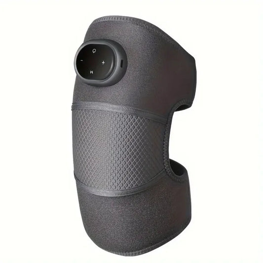 3-in-1 Heated Knee Wrap – USB Rechargeable 1800mAh Battery with Adjustable Heat, Vibration & Massage for Pain Relief 🦵⚡