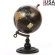 Decorative 5" Spinning World Globe – Tabletop Geographic Globe for Home & Office Desk Décor, Travel Gift