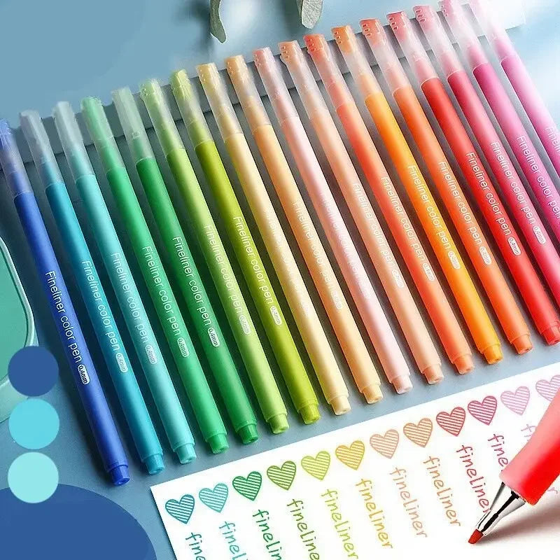 Morandi Gel Pen Set – 10-Color Smooth Ink Pens for Students, Journaling & Office Use 🖊️