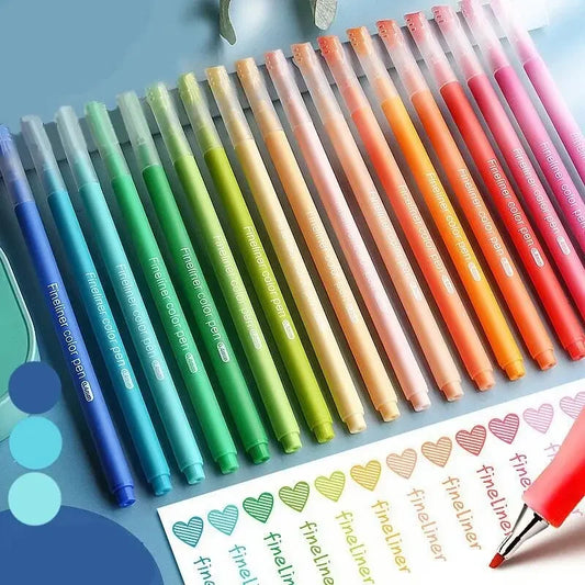 Morandi Gel Pen Set – 10-Color Smooth Ink Pens for Students, Journaling & Office Use 🖊️