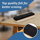 Blackboard Eraser Set – 3-Pack Chalk Erasers with Wooden Handle & Premium Felt