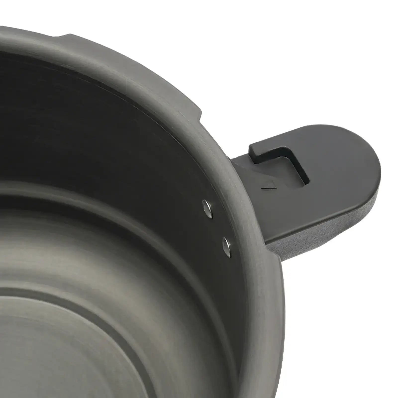 9 L Aluminum Alloy Hard-Oxidation Pressure Cooker – Gas/Induction Compatible Overflow-Proof Groove