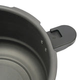 9 L Aluminum Alloy Hard-Oxidation Pressure Cooker – Gas/Induction Compatible Overflow-Proof Groove
