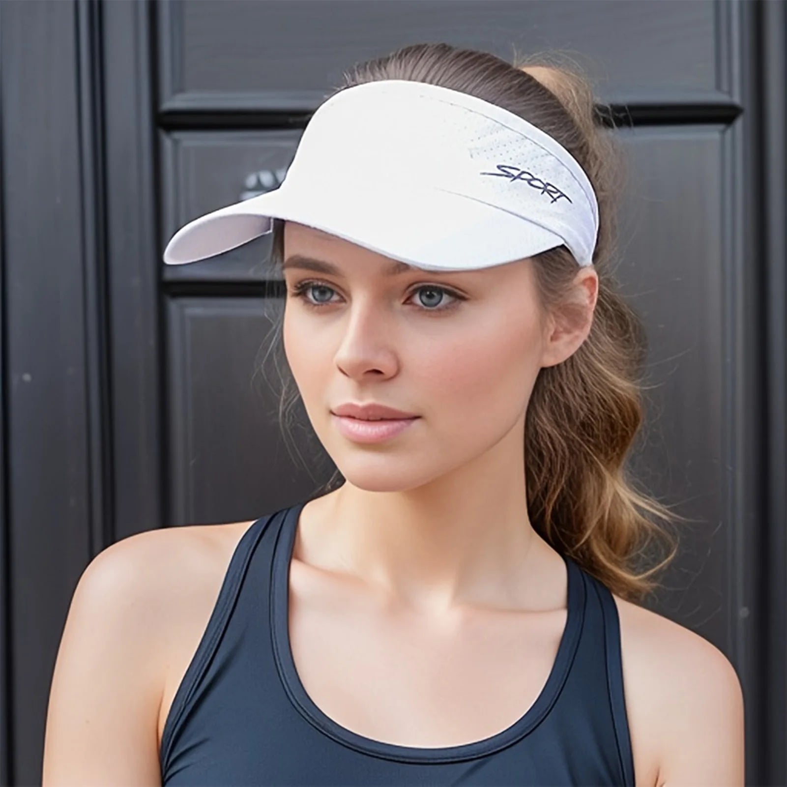 Women’s Summer Visor Hat – Quick-Dry Sports & Casual Sun Protection Cap with Adjustable Fit