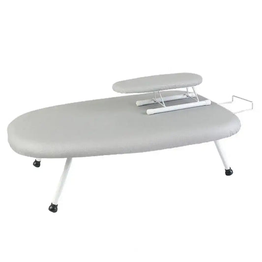 “Portable Mini Ironing Board with Removable & Washable Cover – Foldable Ironing Stand for Clothes”