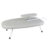 “Portable Mini Ironing Board with Removable & Washable Cover – Foldable Ironing Stand for Clothes”