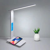 💡 LAOPAO 10W Qi Wireless Charging LED Desk Lamp – Dimmable Sliding Control, USB Port, Auto Timer & Night Light