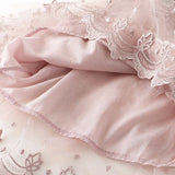 Girls Embroidered Mesh Vintage Dress – Korean Style Toddler Party Dress (Elegant & Comfortable)