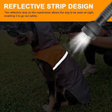 Ultra-Light Waterproof Dog Raincoat – Reflective Adjustable Jacket with Hood for Outdoor Use