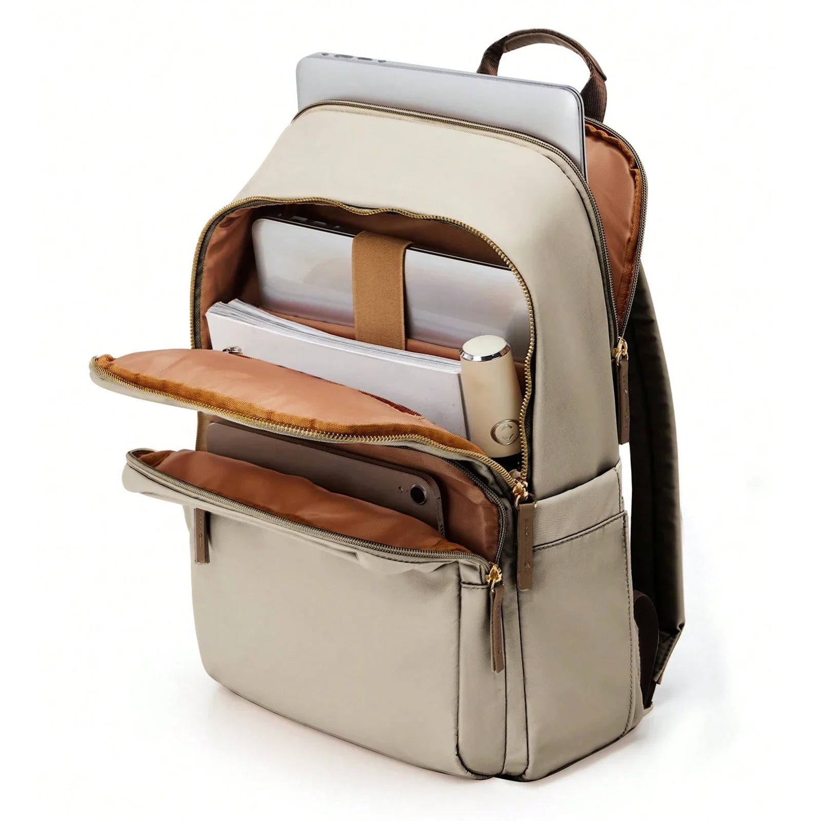 Simple Large Capacity Laptop Backpack for Women – Travel, Business & Teacher School Shoulder Bag