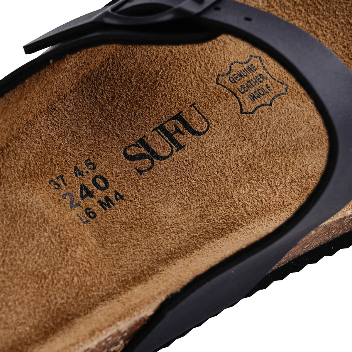 Women’s Summer Cork Sandals 👡 – Classic Leather Buckle Slides, Casual Open-Toe Slippers for Everyday Comfort