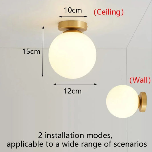 Nordic LED Wall Lamp – Postmodern Minimalist Wall Light for Bedroom, Staircase, Bedside & Living Room Décor
