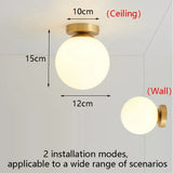 Nordic LED Wall Lamp – Postmodern Minimalist Wall Light for Bedroom, Staircase, Bedside & Living Room Décor