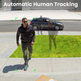 AOSU 3MP PTZ Solar Security Camera – Wireless Outdoor CCTV with 5000mAh Battery, AI PIR Motion Detection & 2-Way Audio (4/8/12PCS Set)