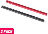 6-Inch Pocket Architectural Scale Ruler – Compact 2-Pack Precision Measuring Tool