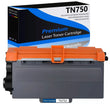 High-Yield Brother TN-750 Black Toner (8,000 Pages) + DR-720 Drum Unit (30,000 Pages) Combo