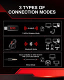 Acer K2 2.4GHz Wireless Gaming Headset – 50mm Drivers, Clear Voice Mic, Multi-Platform (PC/PS4/PS5) - Wired & Wireless Modes