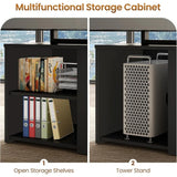 🖥️ 70.9" Executive Office Desk – Computer Desk with Drawers, File Cabinet, Removable Shelves & Power Outlet