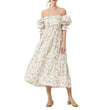 Women’s Floral Print Maternity Dress – Half Sleeve Pregnancy Outfit with Square Neckline, Perfect for Fall Baby Showers