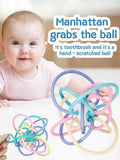 Baby Sensory Teething Ball Toy – BPA-Free Silicone Teether for Babies 0–12 Months, Developmental Sensory Toy for Gum Relief