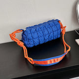 Women’s Soft Shoulder Bag with Braided Rope Strap – Large-Capacity Padded Crossbody Sling Bag for Daily Use & Travel