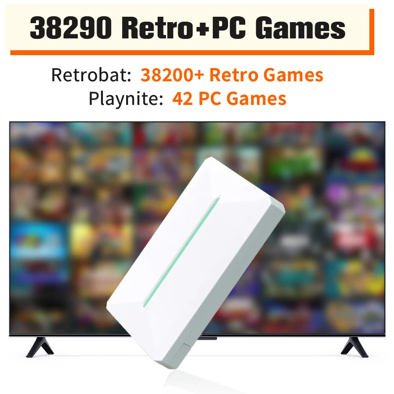 Retro Gaming External Hard Drive – 500GB Emulation Disk with 38,000 Preloaded Games for PS3, PS2, Switch, Wii U, N64 & PC