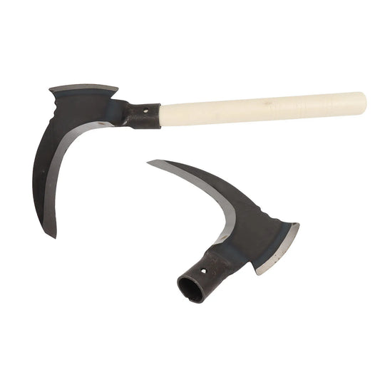 Double Scythe – High Manganese Steel Dual-Blade Mowing & Tree Brush Cutter Tool