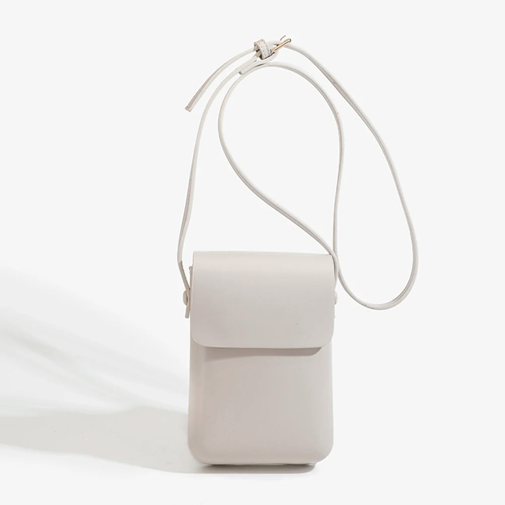 Minimalist Women’s Crossbody Bag – Retro PU Leather Shoulder Bag with Adjustable Strap