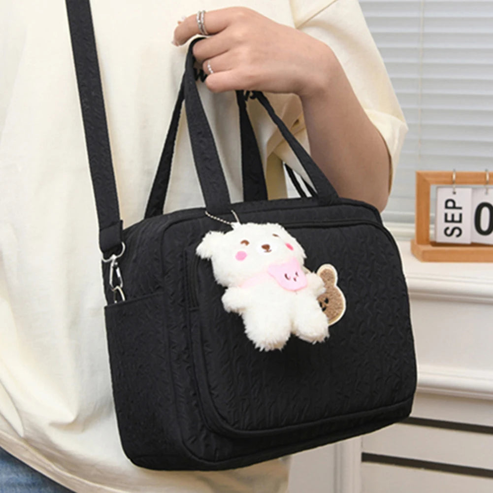 Cute Cartoon Baby Diaper Bag with Pendant – Large Capacity Multifunction Mommy Travel Bag & Organizer